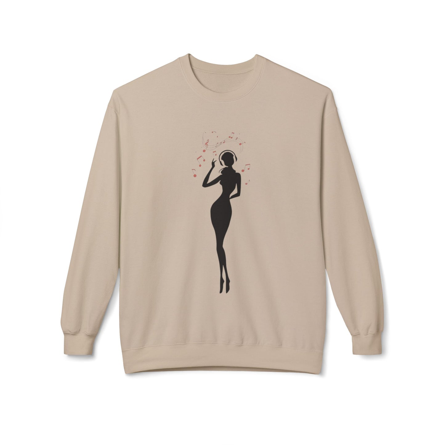 Music Silhouette Crewneck Sweatshirt
