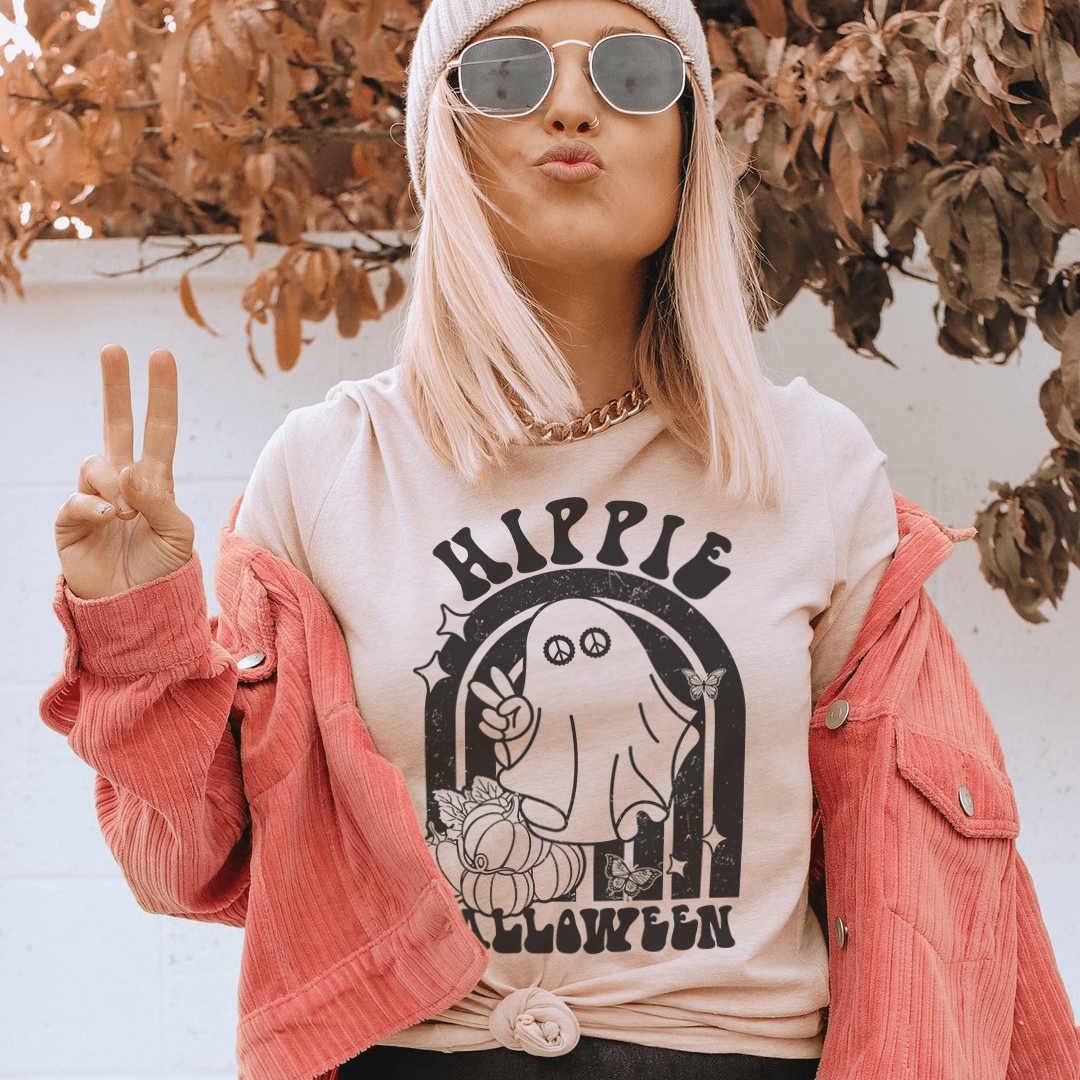 Hippie Halloween T-Shirt-0