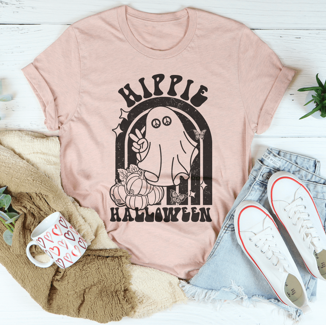 Hippie Halloween T-Shirt-4